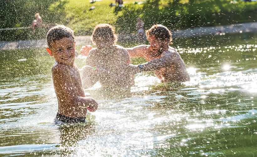 Baden & Schwimmen in Flachau, Salzburger Land