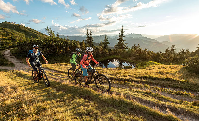 Biken in Flachau, Salzburger Land