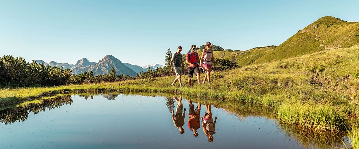 Wandern im Sommerurlaub in Flachau
