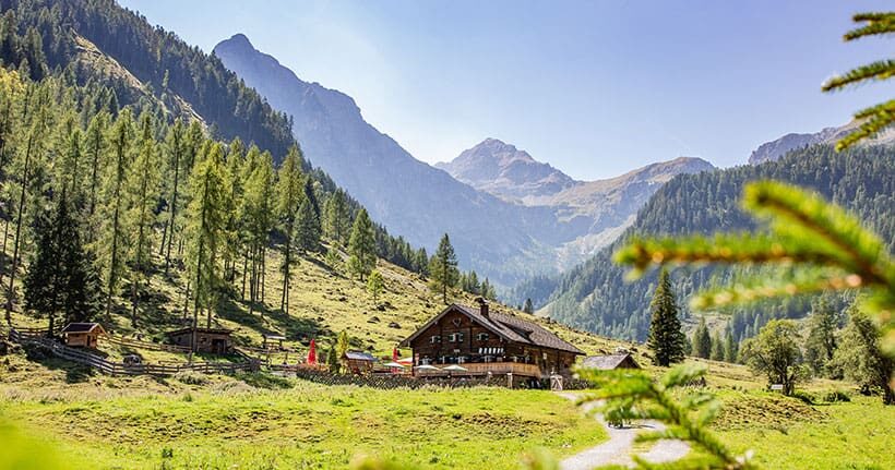 Wanderung zur Marbachalm in Flachau